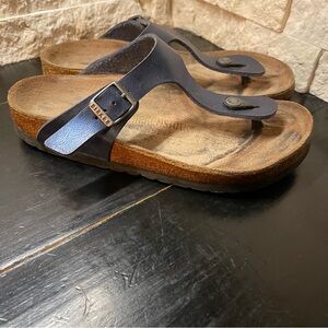 Birkenstock Gizeh Sandal Navy Women’s Sz 37/US 6